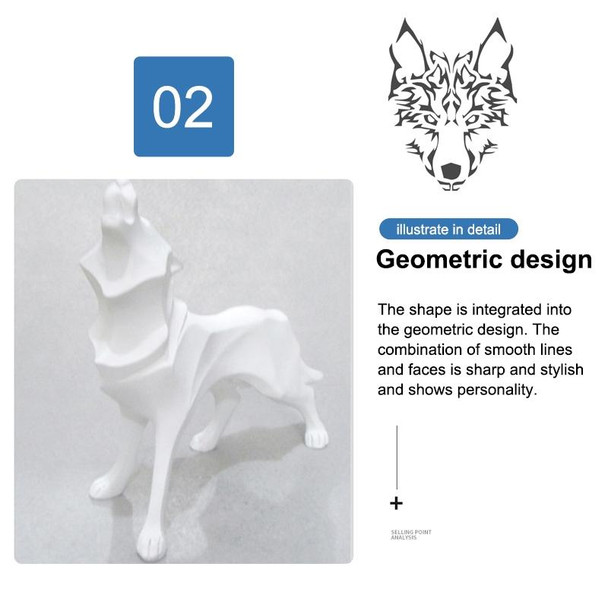 Nordic Animal Resin Handicraft Ornament(Silver)