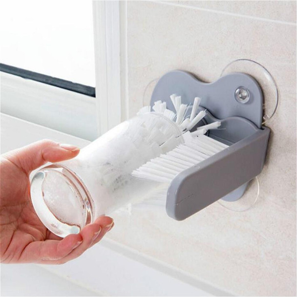 Suction Wall Lazy Cup Cleaning Brush Kitchen Bar Cleaning Tool
