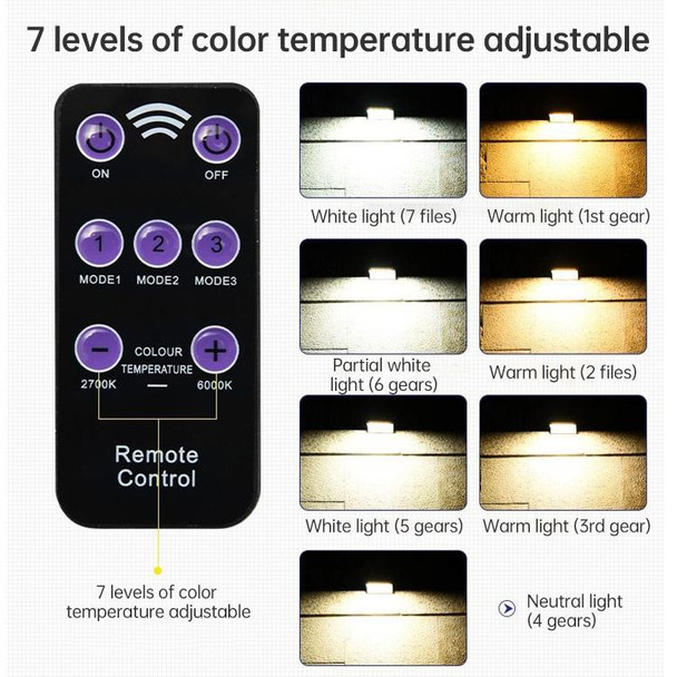 3.8W 48 Two-color LEDs Remote Control Edition Outdoor Waterproof Solar Wall Light Sensor Garden Light Street Light without Pole, Luminous Flux: 450lm (White)