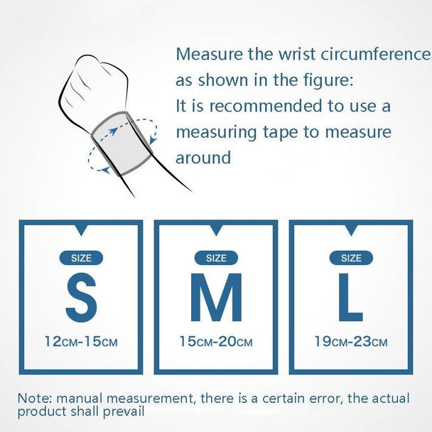 AOLIKES HS-1672 Wrist Joint Fixture Belt Breathable Wrist Sprained Fracture Fixed Sleeve Wrist Steel Strip Splint, Specification: Left Hand+Right Hand S 