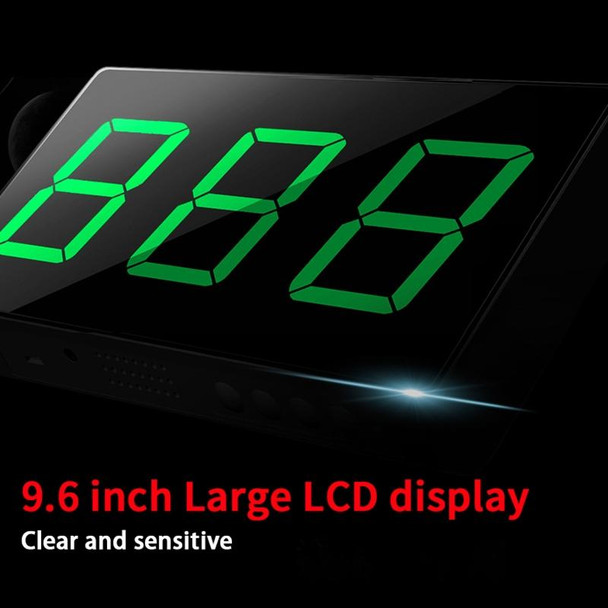 SNDWAY Wall-mounted 30~130dB Large Screen Digital Display Noise Decibel Monitoring Testers, Specification:SW525G with Storage + USB Green