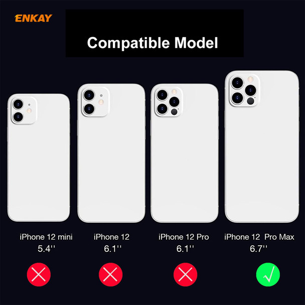 iPhone 12 Pro Max ENKAY Hat-Prince 9H Rear Camera Lens Tempered Glass Film Full Coverage Protector