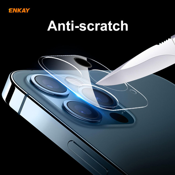 iPhone 12 Pro Max ENKAY Hat-Prince 9H Rear Camera Lens Tempered Glass Film Full Coverage Protector