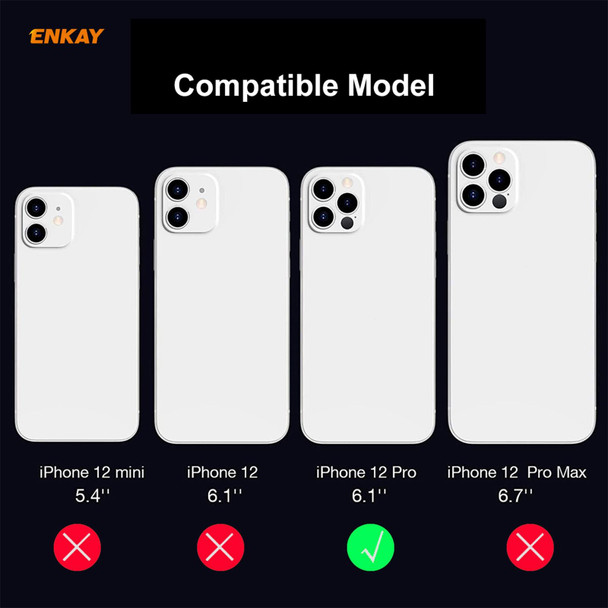 iPhone 12 Pro ENKAY Hat-Prince 9H Rear Camera Lens Tempered Glass Film Full Coverage Protector