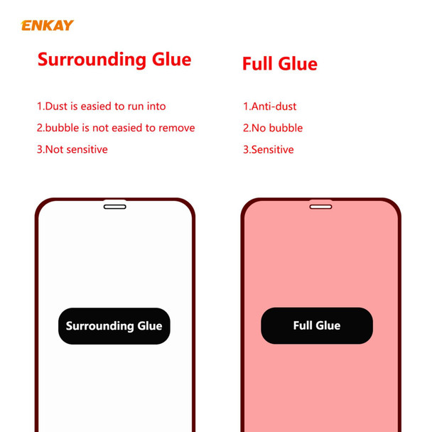 ENKAY ENK-PC0722 Hat-Prince Liquid Silicone Straight Edge Shockproof Protective Case + 0.26mm 9H 2.5D Full Glue Full Screen Tempered Glass Film - iPhone XS Max(Black)