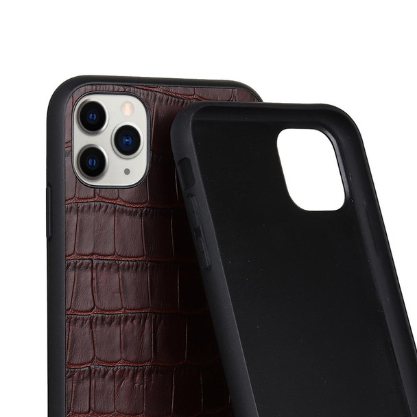 Crocodile Texture Leatherette Protective Case - iPhone 12 mini(Black)