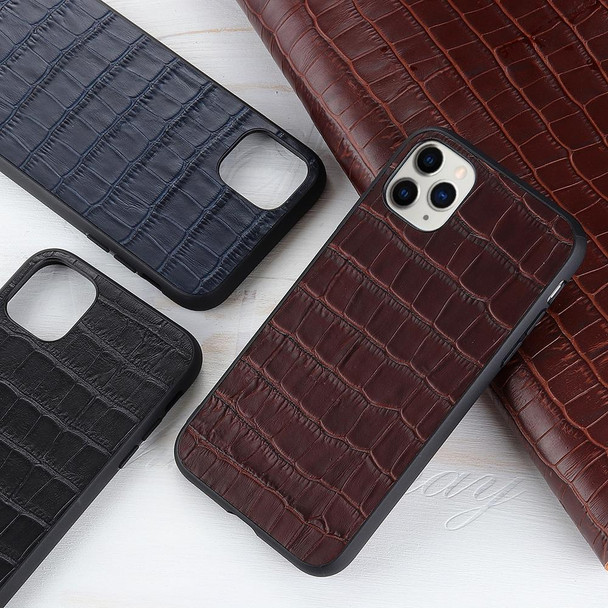 Crocodile Texture Leatherette Protective Case - iPhone 12 mini(Black)