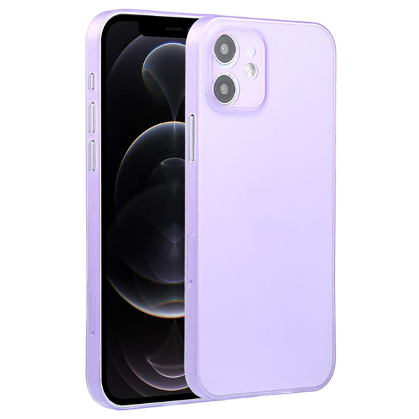 Camera Precision Hole PP Protective Case - iPhone 12 Pro(Purple)