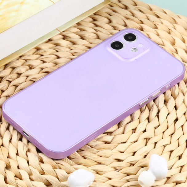 Camera Precision Hole PP Protective Case - iPhone 12 Pro(Purple)