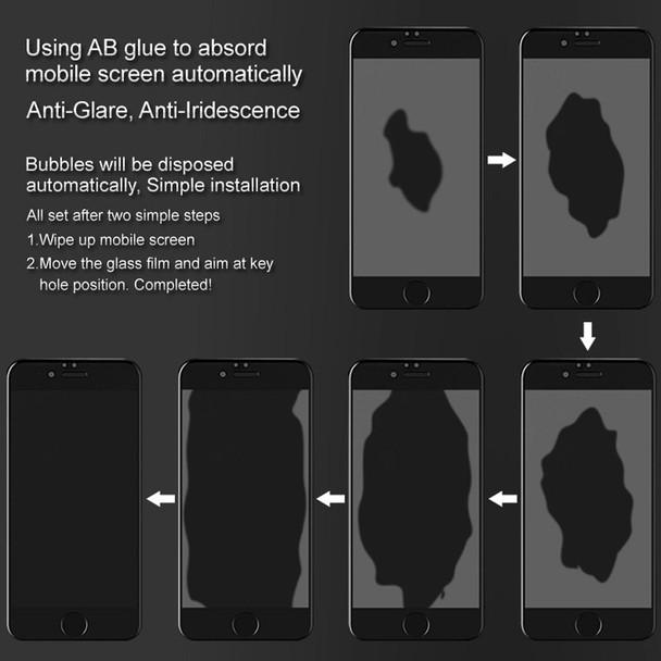IMAK 9H Surface Hardness Full Screen Tempered Glass Film for iPhone X (Black)