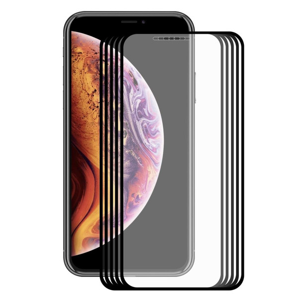 ENKAY Hat-Prince 0.2mm 9H 2.5D Full Screen Tempered Glass Film for iPhone X / XS(Black)
