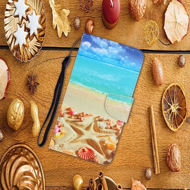 iPhone SE 2022 / SE 2020 / 8 / 7 3D Colored Drawing Horizontal Flip PU Leather Case with Holder & Card Slots & Wallet(Pentagram)