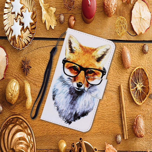 iPhone 6 / 6s 3D Colored Drawing Horizontal Flip PU Leather Case with Holder & Card Slots & Wallet(Fox)