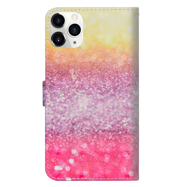 iPhone 12 Pro Max 3D Painting Pattern Horizontal Flip TPU + PU Leather Case with Holder & Card Slots & Wallet(Gradient Color)