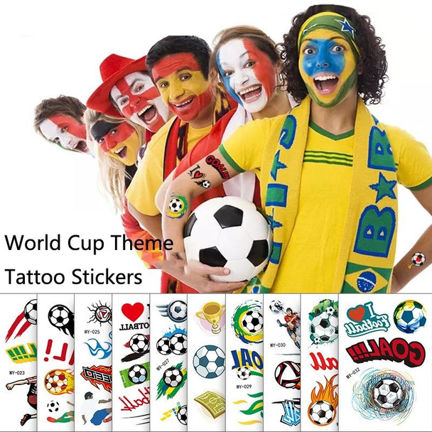 20 PCS World Cup Theme Cartoon Football Children Tattoo Stickers(WY-036)