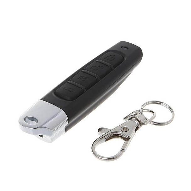 433MHz Copy Type Universal Wireless Garage Door Key 4 Buttons Copy Remote Control Transmitter(Black)