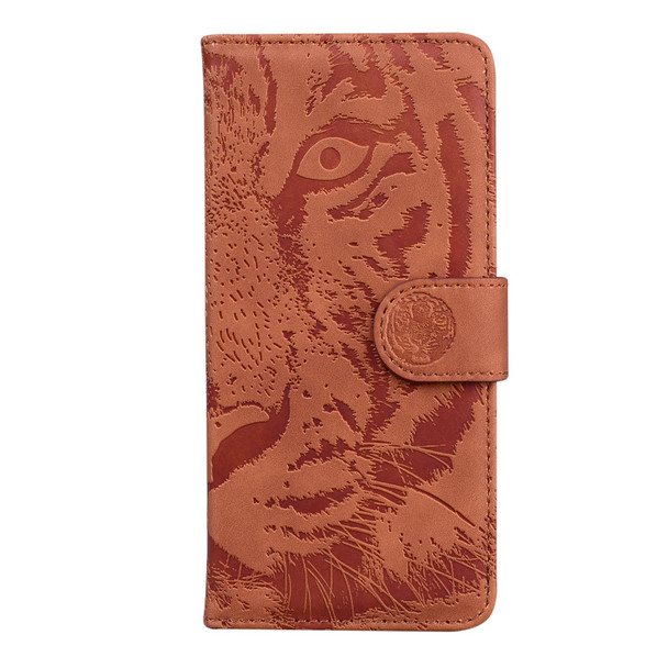 Samsung Galaxy S20 FE / S20 FE 5G / S20 Lite Tiger Embossing Pattern Horizontal Flip Leather Case with Holder & Card Slots & Wallet(Brown)