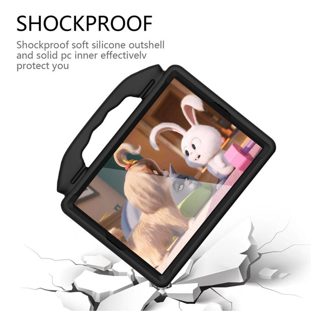iPad Pro 10.5 inch EVA Flat Anti Falling Protective Shell with Thumb Bracket(Black)