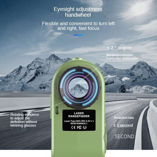 APEXEL 800m Golf Rangefinder Hunting Telescope Infrared Speedometer(White )