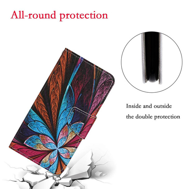 iPhone 11 Pro Colored Drawing Pattern Horizontal Flip Leather Case with Holder & Card Slots & Wallet(Colorful Flowers)