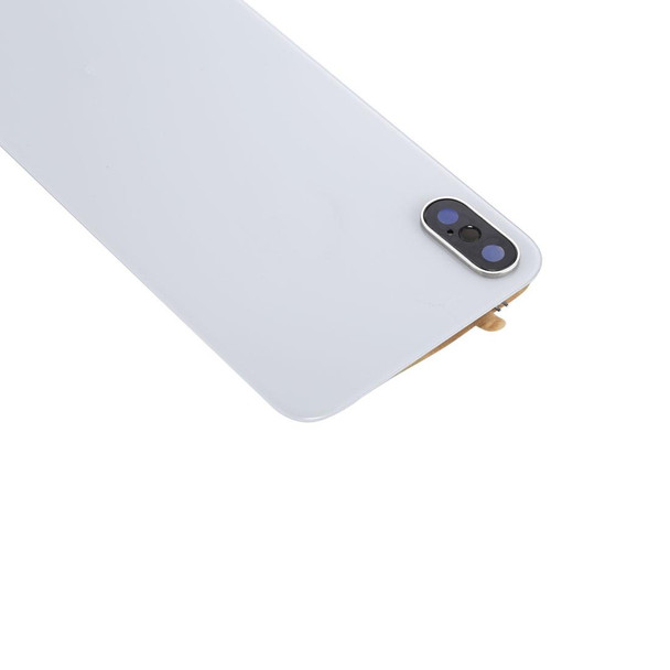 Back Cover with Adhesive for iPhone X(White)