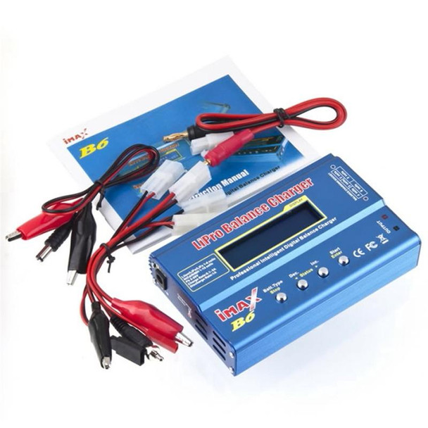 iMax B6 Digital LCD RC Lipo NiMh Battery Balance Charger(Blue)