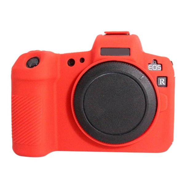 PULUZ Soft Silicone Protective Case for Canon EOS R(Red)