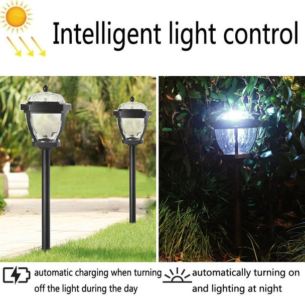 2 LED Solar Waterproof Outdoor Garden Light, Style: Warm Light-Lawn Lamp