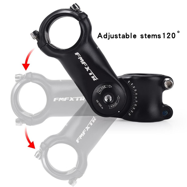 FMFXTR Mountain Bike Adjustable Angle Handlebar Riser, Specification: 25.4x110mm