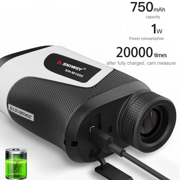 SNDWAY Telescope Golf Rangefinder Handheld Outdoor Altitude Angle Rangefinder, Model: SW-M1000 1000m