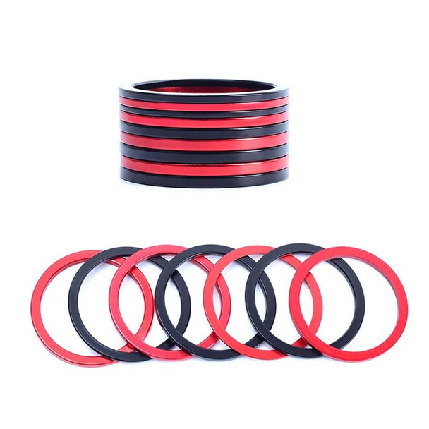 10 PCS FMFXTR Bicycle BB Middle Shaft Flying Wheel Cushion, Thickness: 2mm (Red)