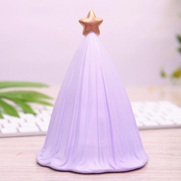 B82880 Room Decoration Atmosphere Night Light Bedside Lamp Ornaments, Colour: Small Purple  Big Lobby