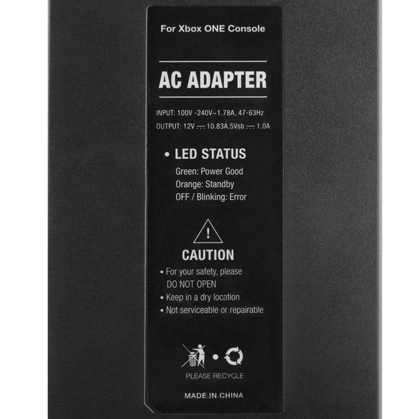 AC Power Supply / AC Adapter for Xbox One Console(Black)