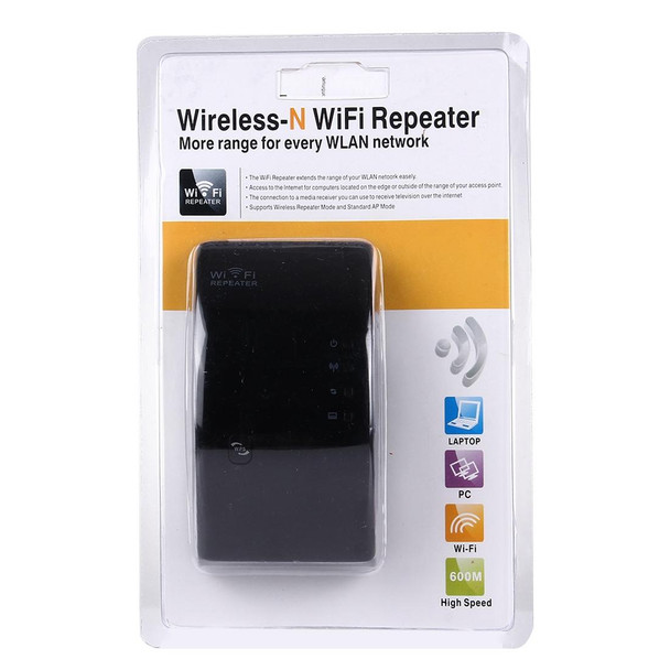 300Mbps Wireless-N WIFI 802.11n Repeater Range Expander(Black)