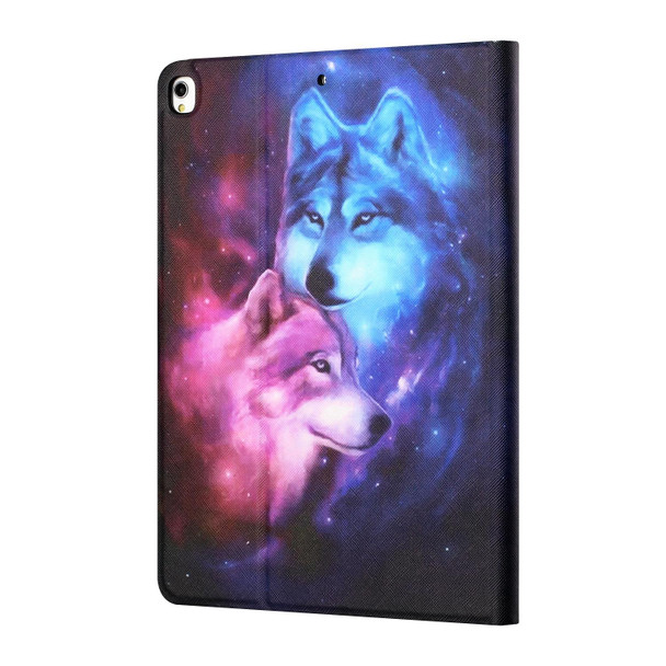 Colored Drawing Horizontal Flip Leatherette Case with Holder & Card Slots & Sleep / Wake-up Function - iPad 10.2 / iPad Air 10.5 2019 / iPad Pro 10.5 inch(Unicorn)