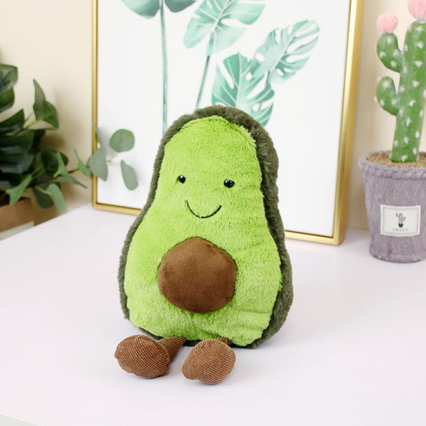 Cute Cartoon Avocado Plush Pillow Toy 22~45Cm Avocado With Feet Children Fruit Avocado Stuffed Plush Pillow Toy Gift for Child(A-22cm)