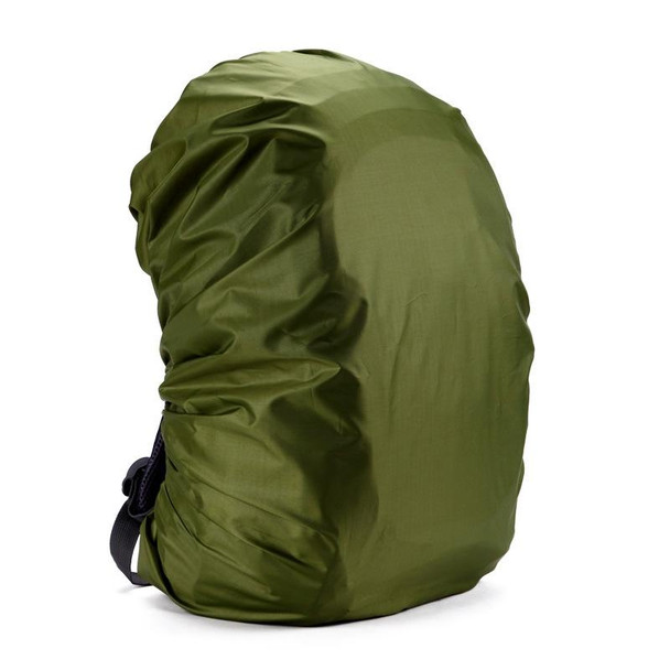 Waterproof Dustproof Backpack Rain Cover Portable Ultralight Outdoor Tools Hiking Protective Cover 45L(Arm Green)