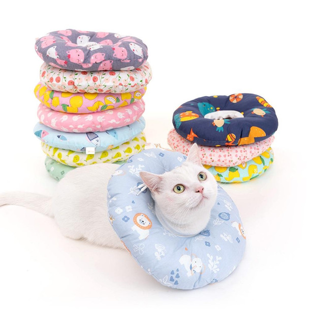 2 PCS Cat Anti-Lick And Anti-Bite Soft Ring Dog Collar Pet Supplies, Size:L(Cat)