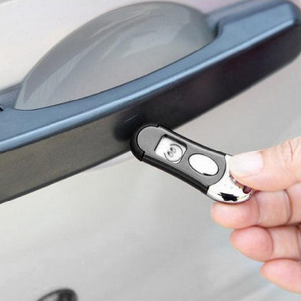 Car LCD Static Discharger Auto Key Ring Anti-static Elimination Discharger Keyring Car Key Holder Car Accessories Styling