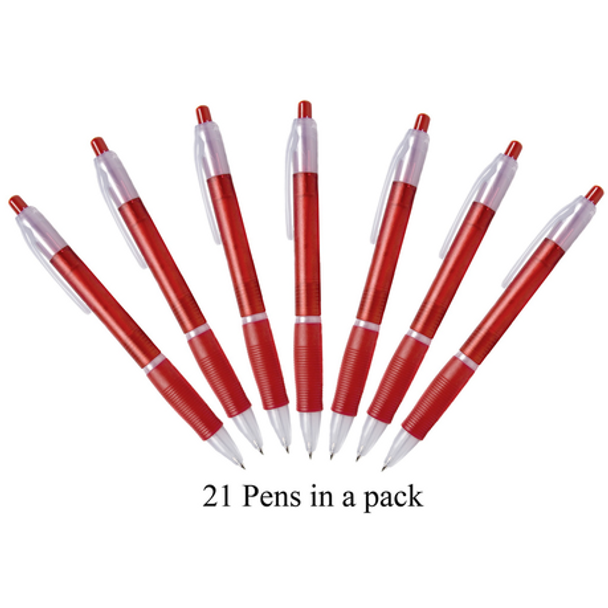 21-Pack Red Neo Pens