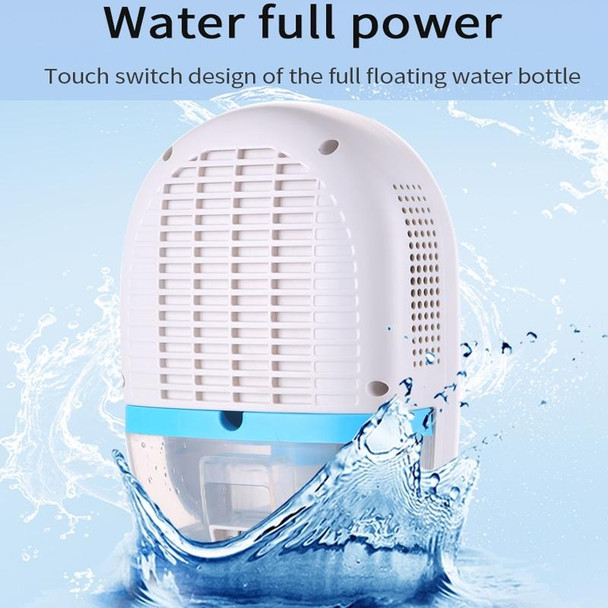 GZ-1901 Semiconductor Mini Dehumidifier Household Small Dehumidifier Bedroom Dehumidifier Moisture Absorber, Product specification: EU Plug(Fresh Blue)