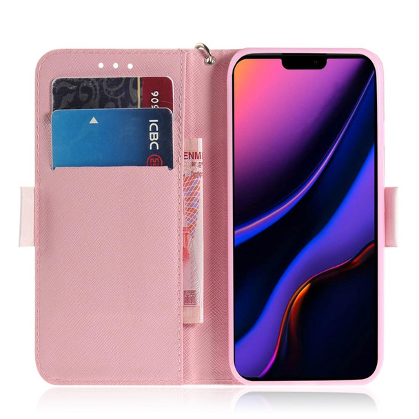 3D Colored Drawing Horizontal Flip Leatherette Case, with Holder & Card Slot & Wallet - iPhone 11 Pro(High-Heeled)