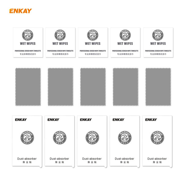 5 PCS ENKAY Hat-Prince 0.26mm 9H 6D Privacy Anti-spy Full Screen Tempered Glass Film - iPhone 12 Pro Max 6.7