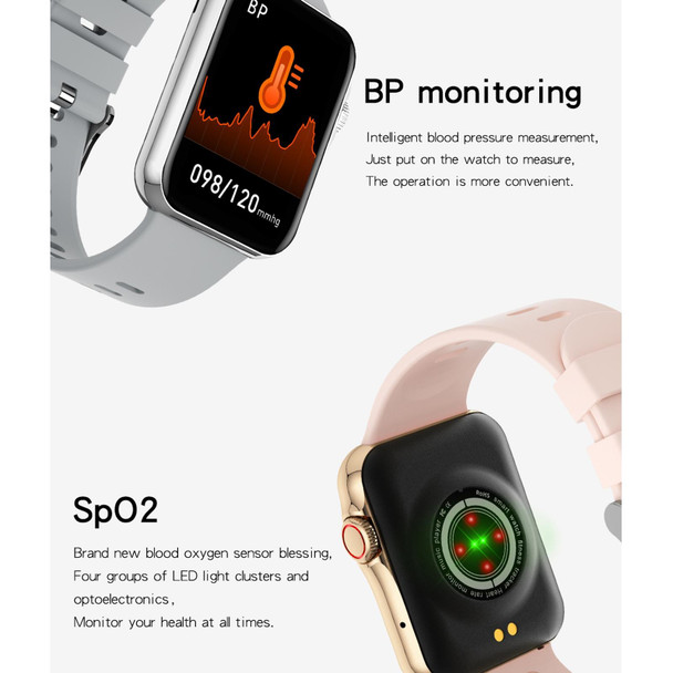 D06 1.6 inch IPS Color Screen IP67 Waterproof Smart Watch, Support Sport Monitoring / Sleep Monitoring / Heart Rate Monitoring(Gold)