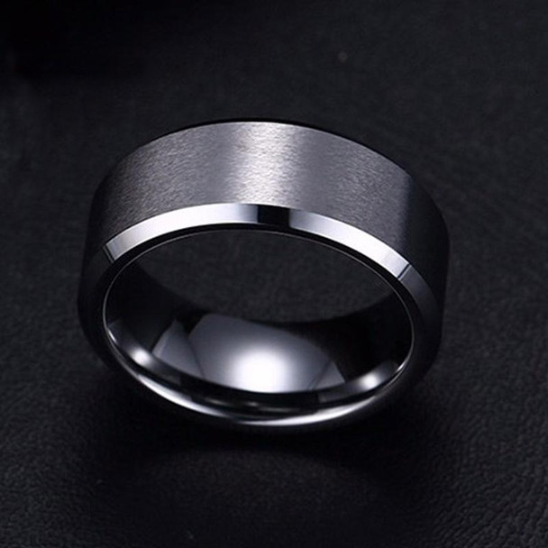 2 PCS Men Ring, Ring Size:12(Silver)