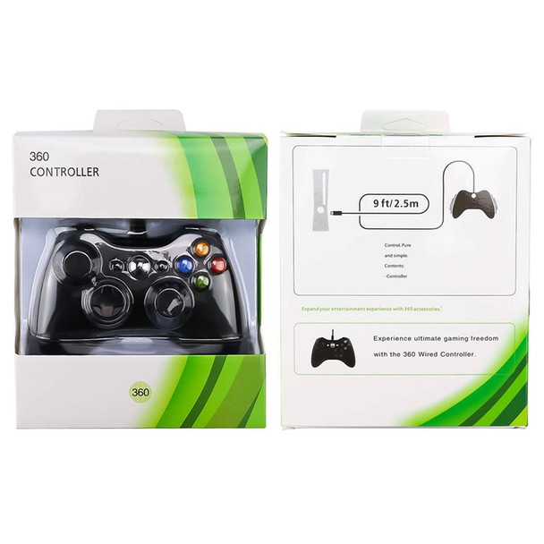 USB 2.0 Wired Controller Gamepad for XBOX360, Plug and Play, Cable Length: 2.5m