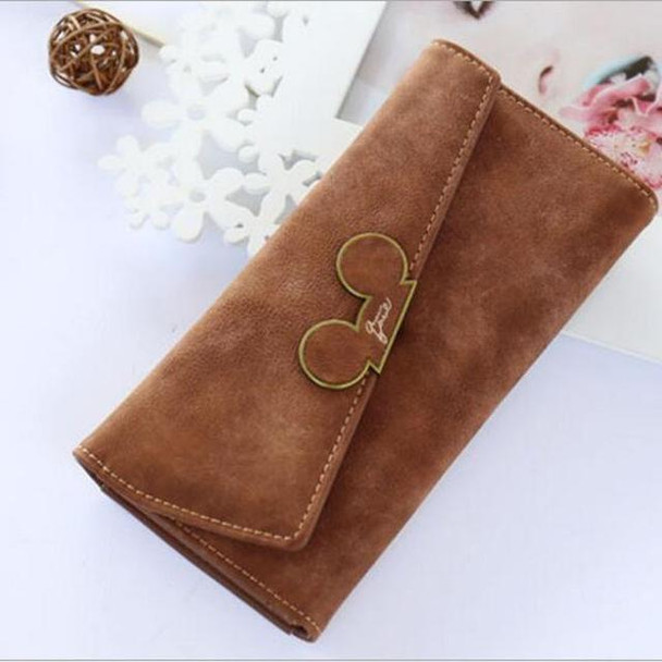 Ladies Purse Coin Purses Holders Lady Pocket Wallets(Coffee)