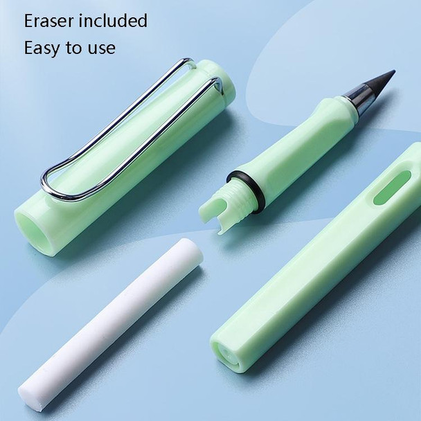 5 PCS No Ink No Need To Sharpen Drawing Sketch Pen Not Easy To Break Erasable HB Writing Pencil(Blue)