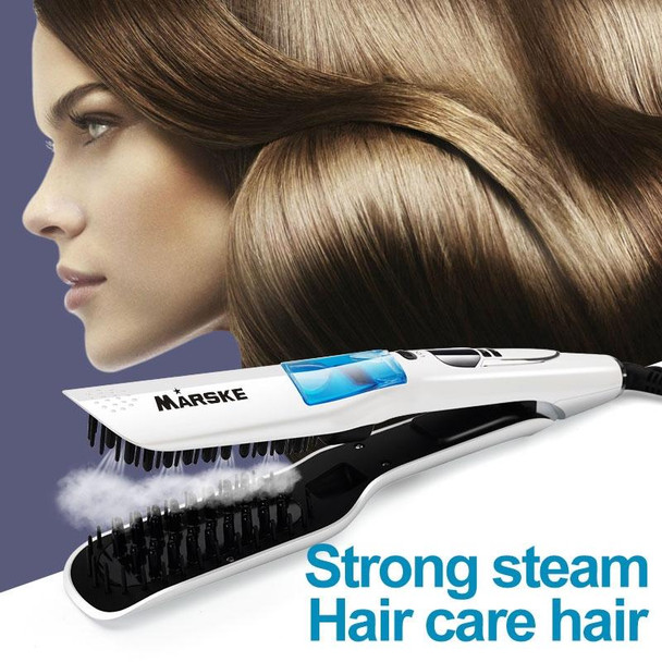 Professional Steam Hair Straightener Comb Brush Digital Control Ceramic Hair Iron Electric Hair Straightening Brush Styling Tool