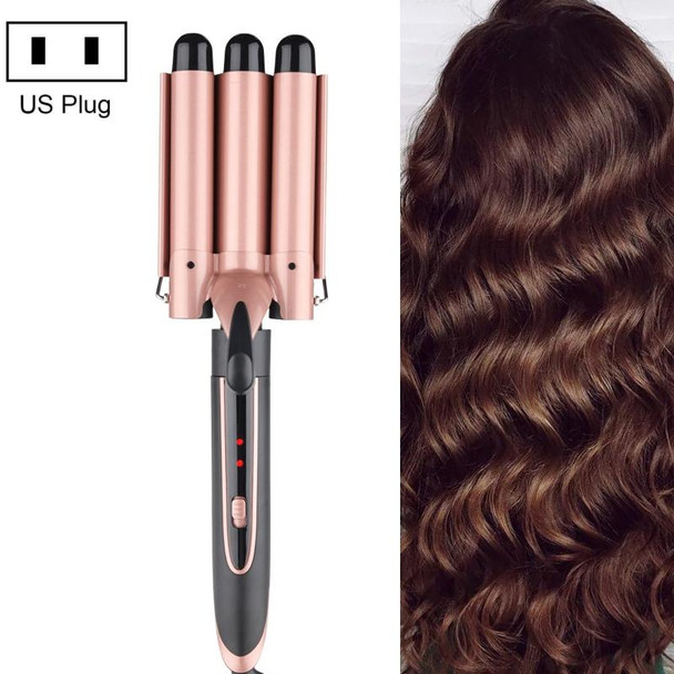 5 In 1 Tube Changed LED Display Tourmaline Ceramic Hair Curler(US Plug)